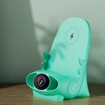 📱Support de téléphone multifonction sans fil à chargement rapide pour mini chaise