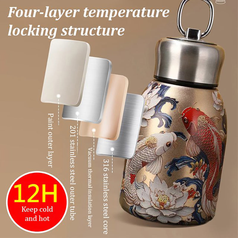 🎁Une idée cadeau  49% OFF🔥Bouteille d'eau chaude élégante et portable 🎒