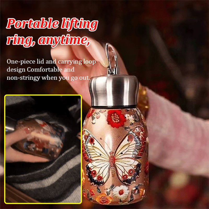 🎁Une idée cadeau  49% OFF🔥Bouteille d'eau chaude élégante et portable 🎒