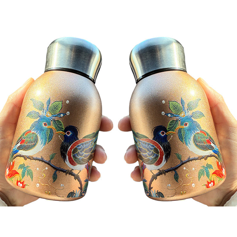 🎁Une idée cadeau  49% OFF🔥Bouteille d'eau chaude élégante et portable 🎒