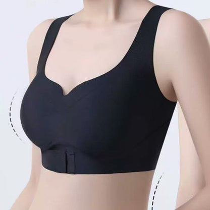 💕 Soutien-gorge Posture à Fermeture Avant Sans Coutures avec Soutien Dorsal pour Femmes 🎁
