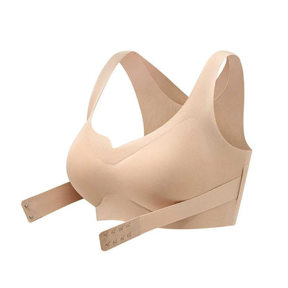 💕 Soutien-gorge Posture à Fermeture Avant Sans Coutures avec Soutien Dorsal pour Femmes 🎁