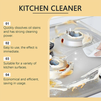 🧼 Spray dégraissant efficace pour la cuisine – Dissout la graisse comme par magie ! ✨🔥 Un seul spray, pas de récurage – votre cuisine reste impeccable. 💪🍳