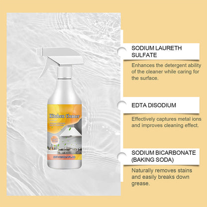 🧼 Spray dégraissant efficace pour la cuisine – Dissout la graisse comme par magie ! ✨🔥 Un seul spray, pas de récurage – votre cuisine reste impeccable. 💪🍳