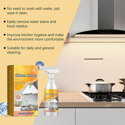 🧼 Spray dégraissant efficace pour la cuisine – Dissout la graisse comme par magie ! ✨🔥 Un seul spray, pas de récurage – votre cuisine reste impeccable. 💪🍳