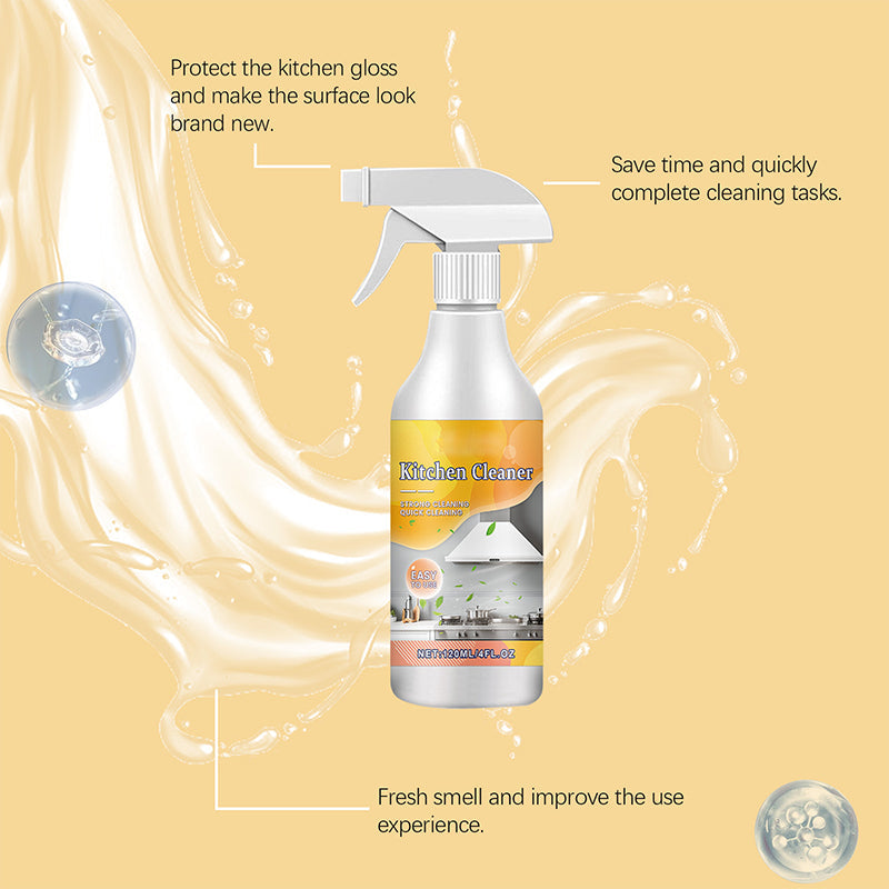 🧼 Spray dégraissant efficace pour la cuisine – Dissout la graisse comme par magie ! ✨🔥 Un seul spray, pas de récurage – votre cuisine reste impeccable. 💪🍳