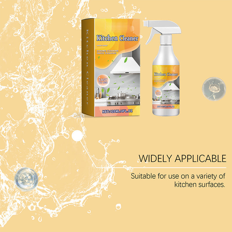 🧼 Spray dégraissant efficace pour la cuisine – Dissout la graisse comme par magie ! ✨🔥 Un seul spray, pas de récurage – votre cuisine reste impeccable. 💪🍳