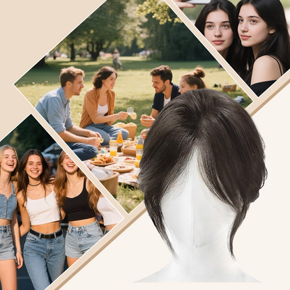 💇‍♀️ 50% DE RÉDUCTION MAINTENANT ! 🔥 Postiche à Frange Partielle – Volume Instantané, Aspect Naturel & Facile à Clipser ⚡