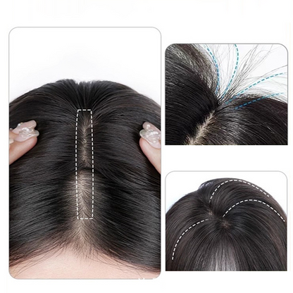 💇‍♀️ 50% DE RÉDUCTION MAINTENANT ! 🔥 Postiche à Frange Partielle – Volume Instantané, Aspect Naturel & Facile à Clipser ⚡