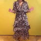 🎉 SOLDES DERNIER JOUR 2025 -50% 🔥 Robe Femme Imprimé Léopard à Volants