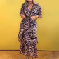 🎉 SOLDES DERNIER JOUR 2025 -50% 🔥 Robe Femme Imprimé Léopard à Volants