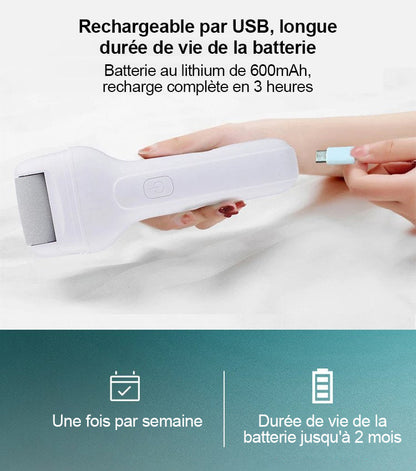 💥Offre à durée limitée💥Extracteur électrique rechargeable de callosités plantaires