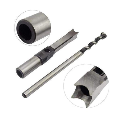 🔥 50% DE RÉDUCTION ! Outil de Perçage de Trous Carrés en Acier Rapide – Pour Assemblages Tenon-Mortaise Parfaits ! 🪵🔧