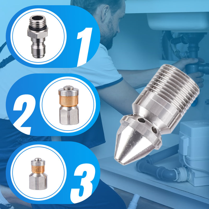 🔥NOUVELLE VENTE CHAUD 2025🔥Buse rotative haute pression pour curage de canalisations