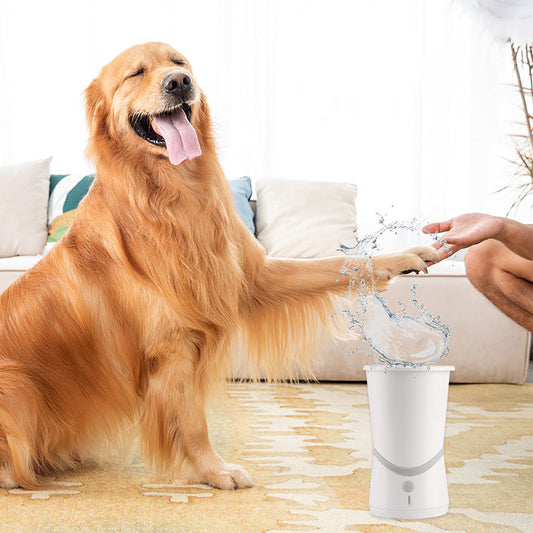 🐾 Brosse Rotative Intelligente pour Pattes d'Animaux – 🌿 Maintenant à -50 % ! 🛁✨