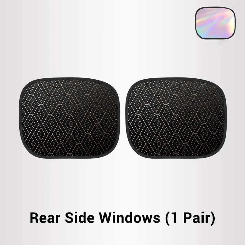 🚗💥 PROMO FLASH 50% ! Pare-Soleil Vitres Latérales Voiture – Anti-UV, Courbé, Universel, Film Statique, 5 Configurations, Idéal Protection Conducteur & Passagers ☀️