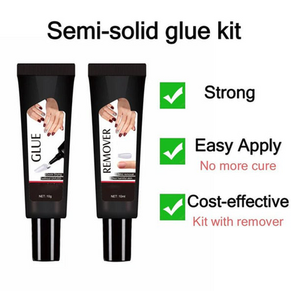 💅✨ PROMO -50% ! Colle à Ongles Semi-Liquide Séchage 10s Sans UV – Gel Anti-Goutte Tenue Ultra-Forte, Dissolvant Précision 2-3min, Sûre Sans Brûlure · Achetez-en 1 = 1 Gratuit 🔥