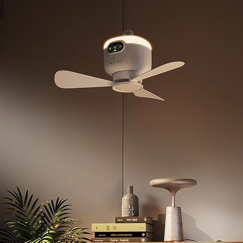 📢50 % DE RÉDUCTION !! ⏰Ventilateur de plafond rechargeable avec éclairage LED🌬️✨