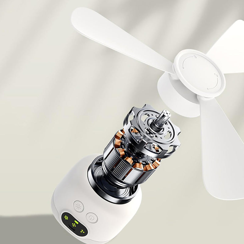 📢50 % DE RÉDUCTION !! ⏰Ventilateur de plafond rechargeable avec éclairage LED🌬️✨