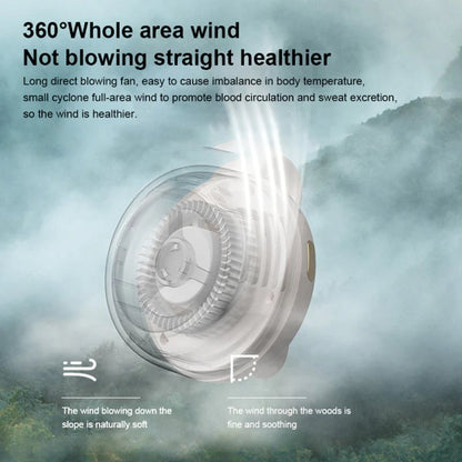 🎁🎉 Anniversaire du magasin · Vente spéciale hors-saison💨🌀 Petit ventilateur tour de cou à pince tourbillon – Fraîcheur portable et mains libres