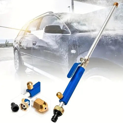 📢📢50 % DE RÉDUCTION !!!⏰Pistolet à eau haute pression avec 3 buses interchangeables - alliage d'aluminium résistant à l'usur
