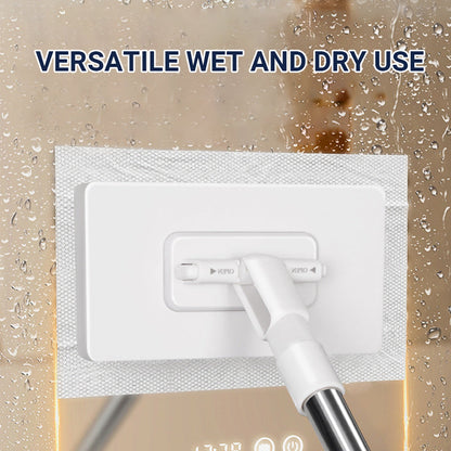 🔥Vente chaude 2025🔥Balai-serpillère anti-poussière jetable avec 4 chiffons réutilisables(🚀 50% de réduction)