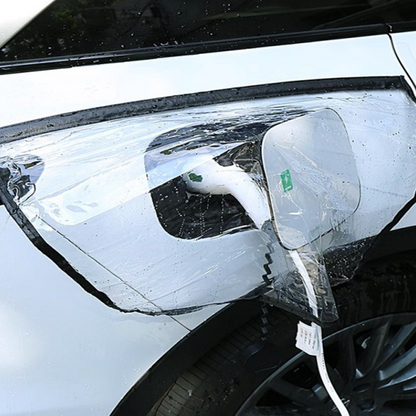 🚗⚡🔥-50% ! Cache de port de charge magnétique étanche pour véhicule électrique, protection efficace💧