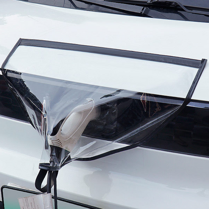 🚗⚡🔥-50% ! Cache de port de charge magnétique étanche pour véhicule électrique, protection efficace💧