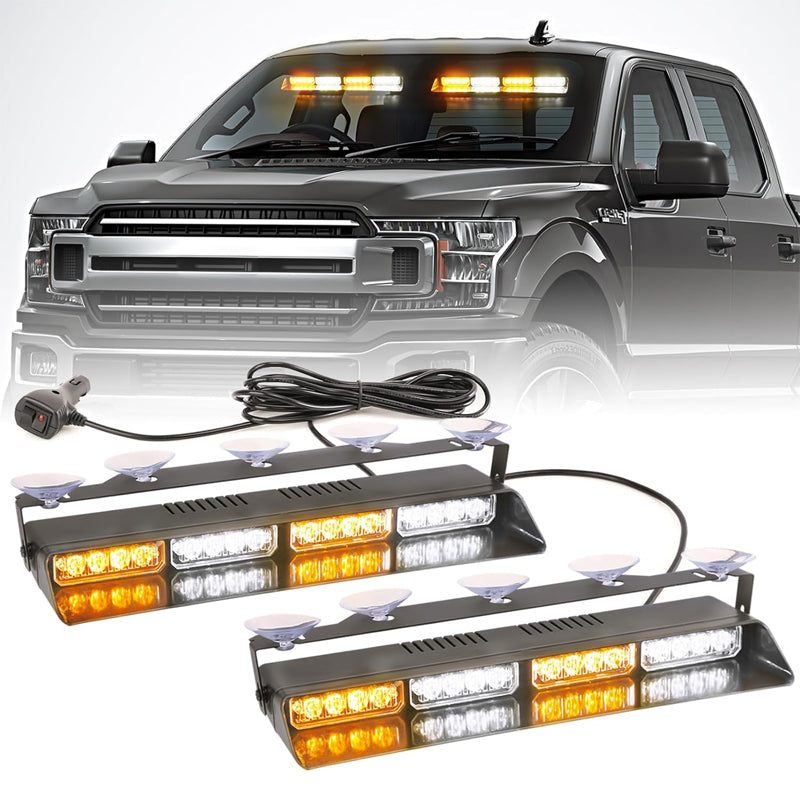 🎉🛍️Promotion chaude 50 % de réduction🚗Lampe stroboscopique d'avertissement à ventouse pour véhicules