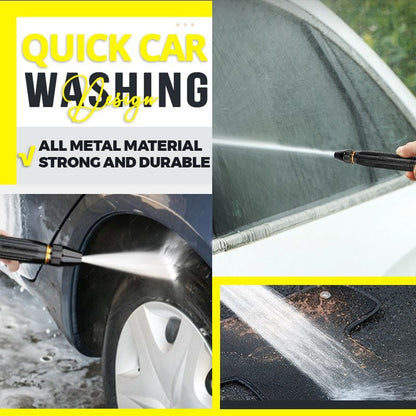 🚿 49% de réduction – Pistolet à Eau Haute Pression pour Lavage Auto & Jardin ! 💦🚗 10x Plus Puissant, 8 Modes d’Arrosage & Corps Métallique Ultra-Durable