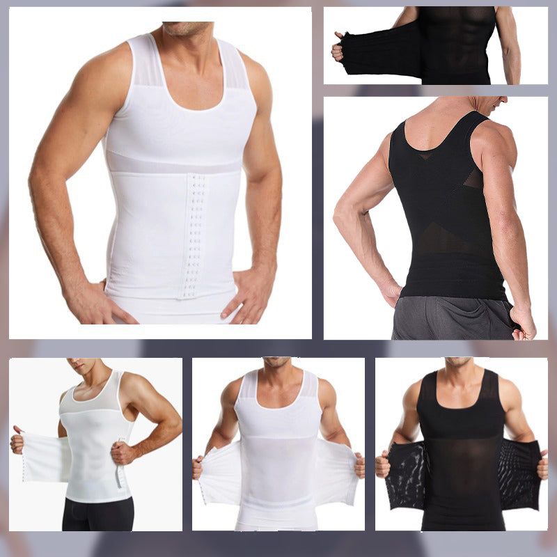 🔥 Nouvelle Tendance Brûlante ❤️‍🔥 Gilet Amincissant en Maille pour Hommes