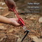 🔥55% de réduction🪢Bärbar Justerbar Fix Tält Hög styrka Snabb frigöring Remskiva Camping Rope 🌳(4 Pcs / Set)
