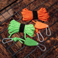 🔥55% de réduction🪢Bärbar Justerbar Fix Tält Hög styrka Snabb frigöring Remskiva Camping Rope 🌳(4 Pcs / Set)