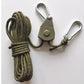🔥55% de réduction🪢Bärbar Justerbar Fix Tält Hög styrka Snabb frigöring Remskiva Camping Rope 🌳(4 Pcs / Set)