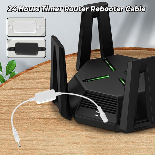 🔥Achetez 1 Obtenez 1 Gratuit🔥Câble de Redémarrage du Routeur à Minuterie 24 Heures