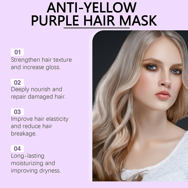Masque Capillaire Violet Anti-Jaune 💜 Bye-Bye les Reflets Cuivrés! 💜