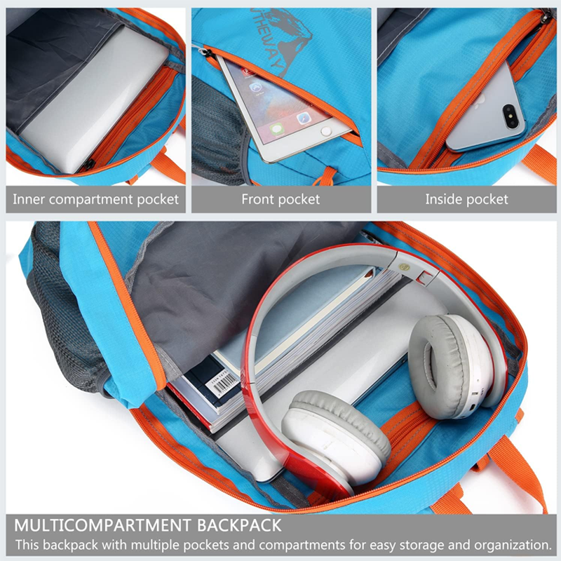 Sac à dos de camping pliable et imperméable