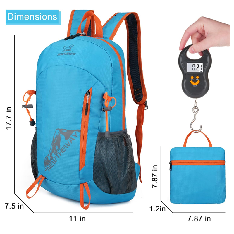 Sac à dos de camping pliable et imperméable