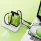 Adaptateur de charge rapide avec câble rétractable et connecteur Type-C