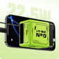 Adaptateur de charge rapide avec câble rétractable et connecteur Type-C