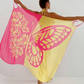Damen-Badeanzug-Cover-up mit Schmetterlingsmuster