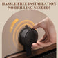 Tablette de salle de bain à ventouses en noyer