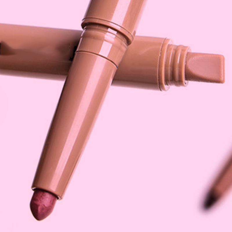 🔥Stylo crayon à lèvres double embout à base de peptides