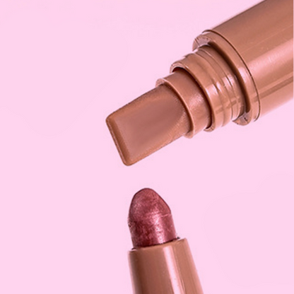 🔥Stylo crayon à lèvres double embout à base de peptides