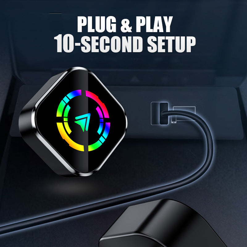 🔥 59% de réduction ! ⚡ Adaptateur sans fil 2-en-1 pour iPhone & Android Auto – Installation en 10 sec, Bluetooth 5.0 & écran divisé 🚗📱