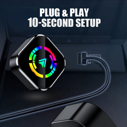 🔥 59% de réduction ! ⚡ Adaptateur sans fil 2-en-1 pour iPhone & Android Auto – Installation en 10 sec, Bluetooth 5.0 & écran divisé 🚗📱