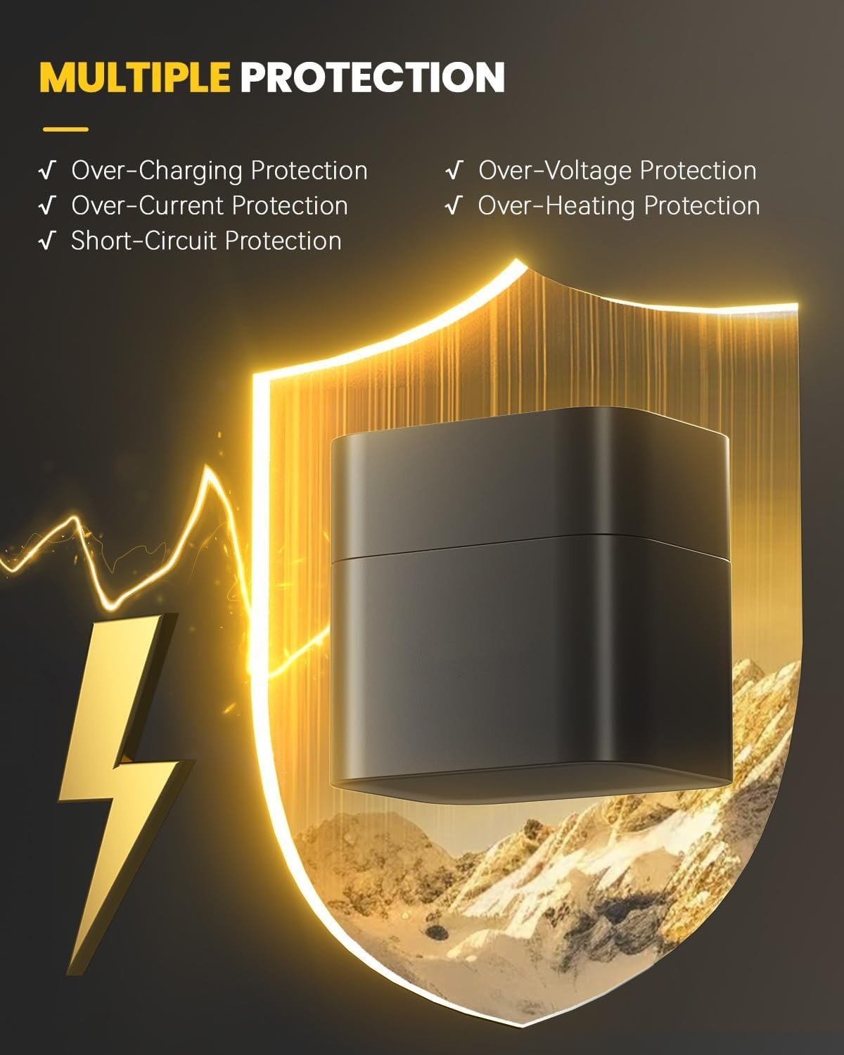 🏆✨ Vente chaude 50% de réduction 🔋 Batterie Li-ion avec boîte de stockage de charge intégrée 💡 Protection contre les surcharges