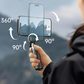 Perche à Selfie Magnétique Multifonction 4-en-1 avec Rotation à 360°