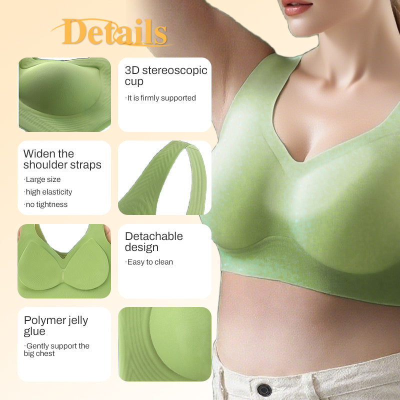 Brassière Respirante Douce et Sans Couture de Type Débardeur