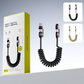 Câble de Charge Rapide Rétractable à Ressort 4-en-1